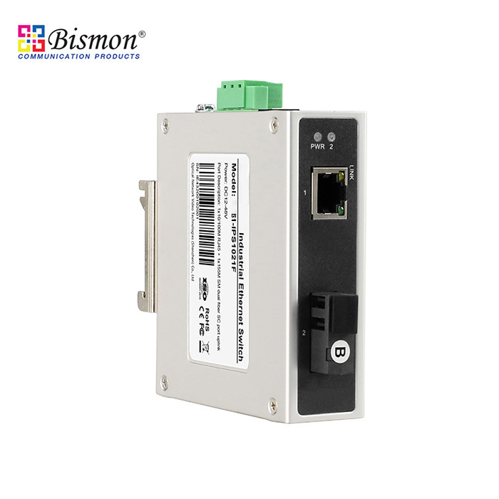 1Port PoE 10/100Base-T+1SC Fiber SM single-fiber 20km, 1310nm(A)Industrial Switch